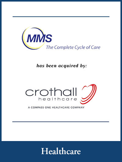 MMS The complete cycle of care has been acquired by crothall  healthcare